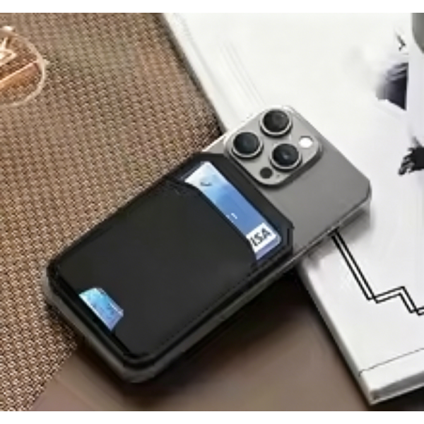 1 magnetic mobile wallet with 3 card slots, suitable for daily use, modern wallet design, suitable for iPhone series