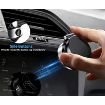 2025 New K3 Wireless Charger Car Phone Holder Colorful Light Vacuum Suction Cup Charging Can 360° Rotate Foldable Phone Holder
