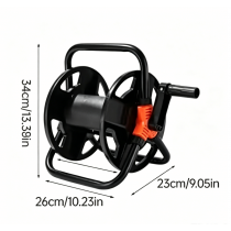 DIY Hose Reel Multi-Purpose Portable Hose Storage Reel Wear Resist Watering Hose Winding Reel for Home Garage Hose Storage