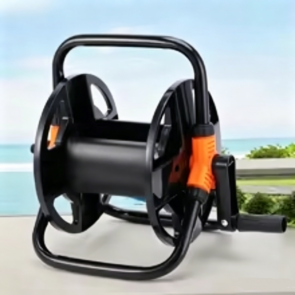 DIY Hose Reel Multi-Purpose Portable Hose Storage Reel Wear Resist Watering Hose Winding Reel for Home Garage Hose Storage