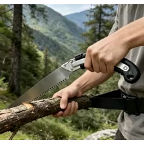 High Hardness Steel Pruning Saw Multifunctional Hand Saw with Non‑Slip Handle for Wood Cutting Tree Trimming Gardening 