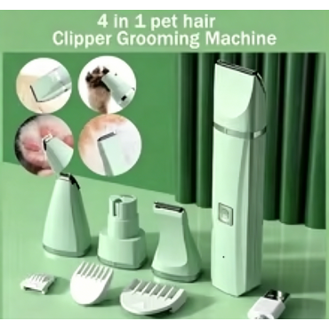 4-in-1 Multi-functional type c charge Dog Clippers Cordless pet Shaver Clippers Trimmers Low Noise Pet Grooming Tools